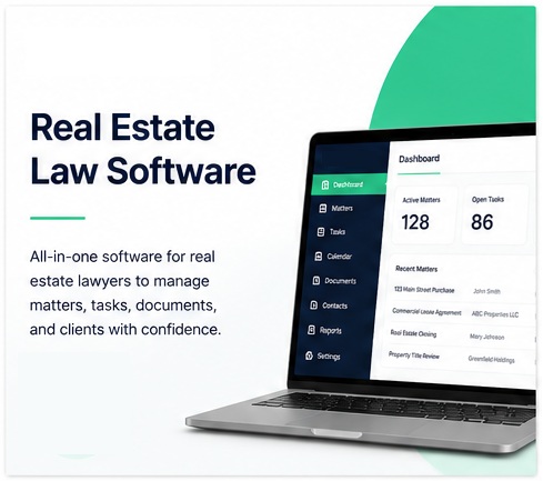 Real estate law software